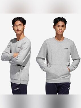 Adidas Sweatshirt Grey Size Extra Large